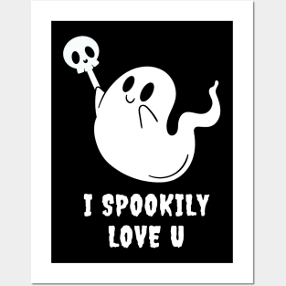 I Spookily Love You – Halloween Playful Ghost Posters and Art